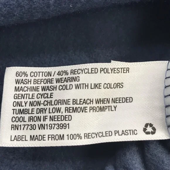 Colsie Women's Long Sleeve Fleece Lounge Sweatshirt Blue With Flowers XS New - Picture 6 of 13